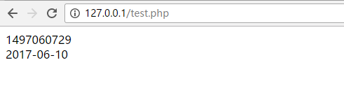 php time()函数介绍